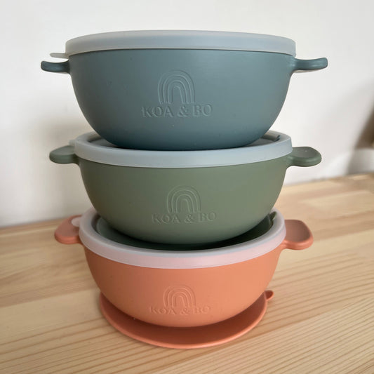 3 pack Bundle Sunny bowls with lid